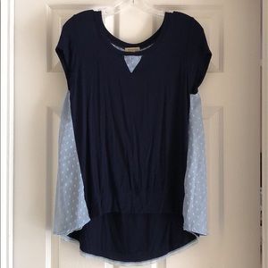 Mixed Media Anthropologie Top